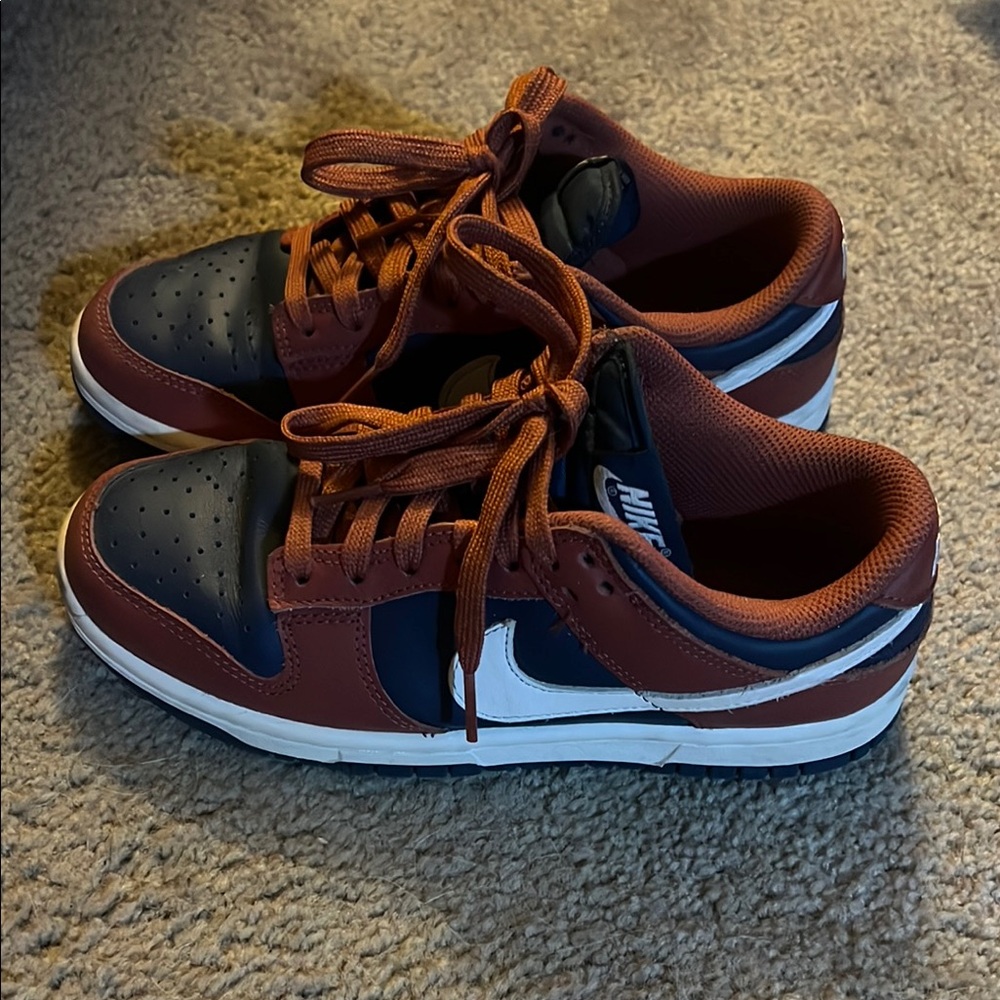 Nike Burgundy and Navy Sneakers
